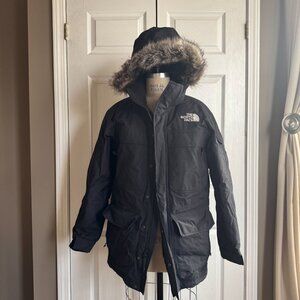 North Face Men's Gotham Parka Jacket Goose Down McMurdo Water Resistant Size S